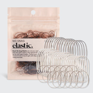 Élastique anti-accroc 100 pièces (Marron)