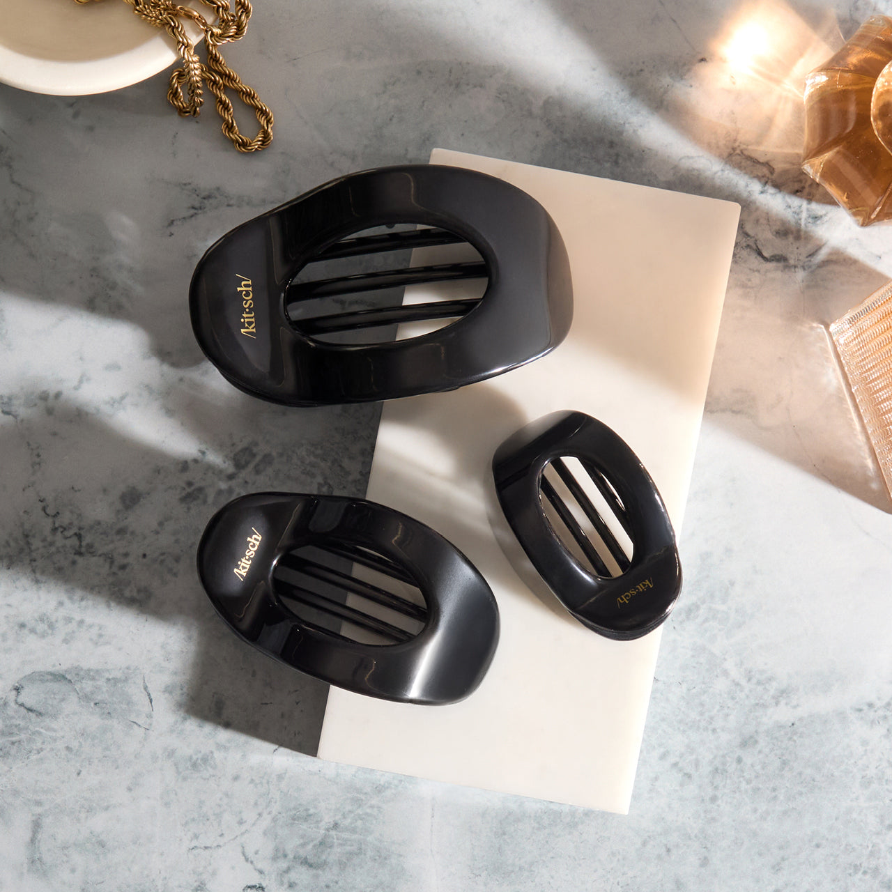 Clip Nube plano negro - Grande