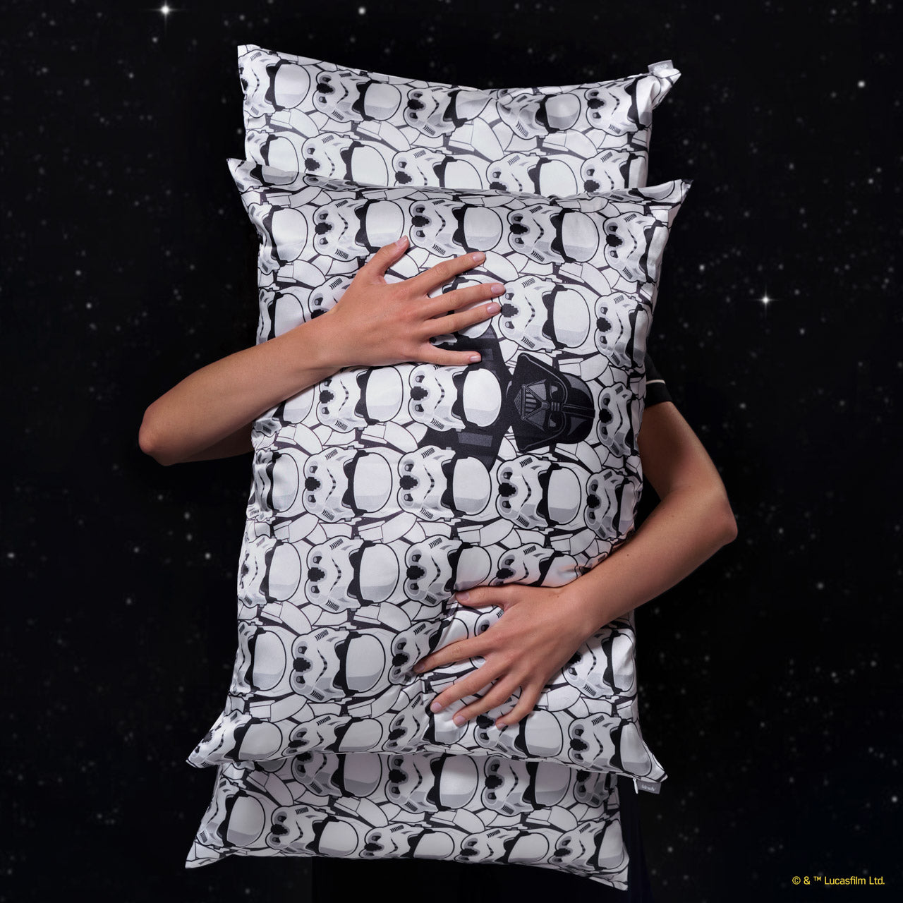 Star Wars™ & Kitsch Federa in raso Darth Vader & Stormtroopers - King