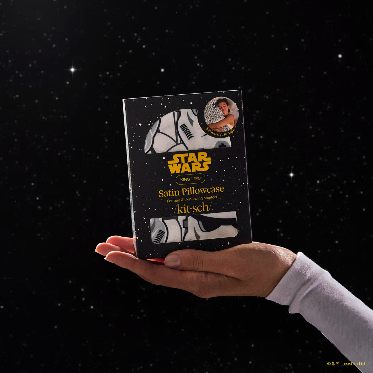 Star Wars™ & Kitsch Federa in raso Darth Vader & Stormtroopers - King