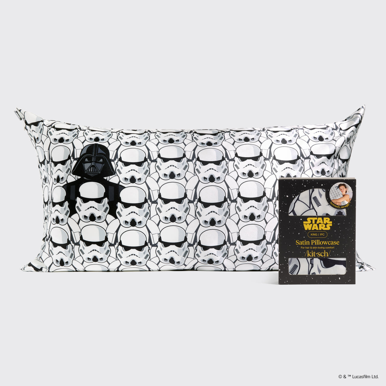 Star Wars™ & Kitsch Federa in raso Darth Vader & Stormtroopers - King