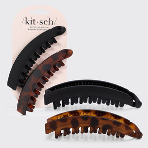 Banana Clip 2uds - Negro y Carey