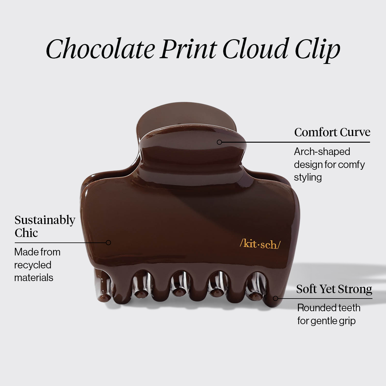 Pinza nube - Chocolate