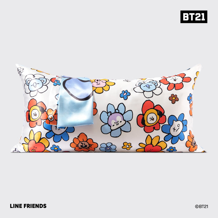 Kitsch x BT21 Funda de almohada de satén KOYA - King