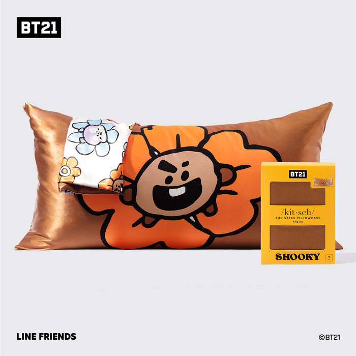 Kitsch x BT21 Funda de almohada SHOOKY - King