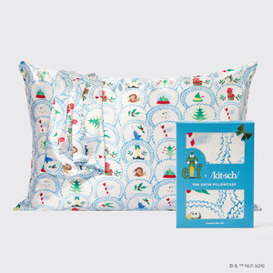 Elf x Kitsch Funda de almohada de satén - Polo Norte