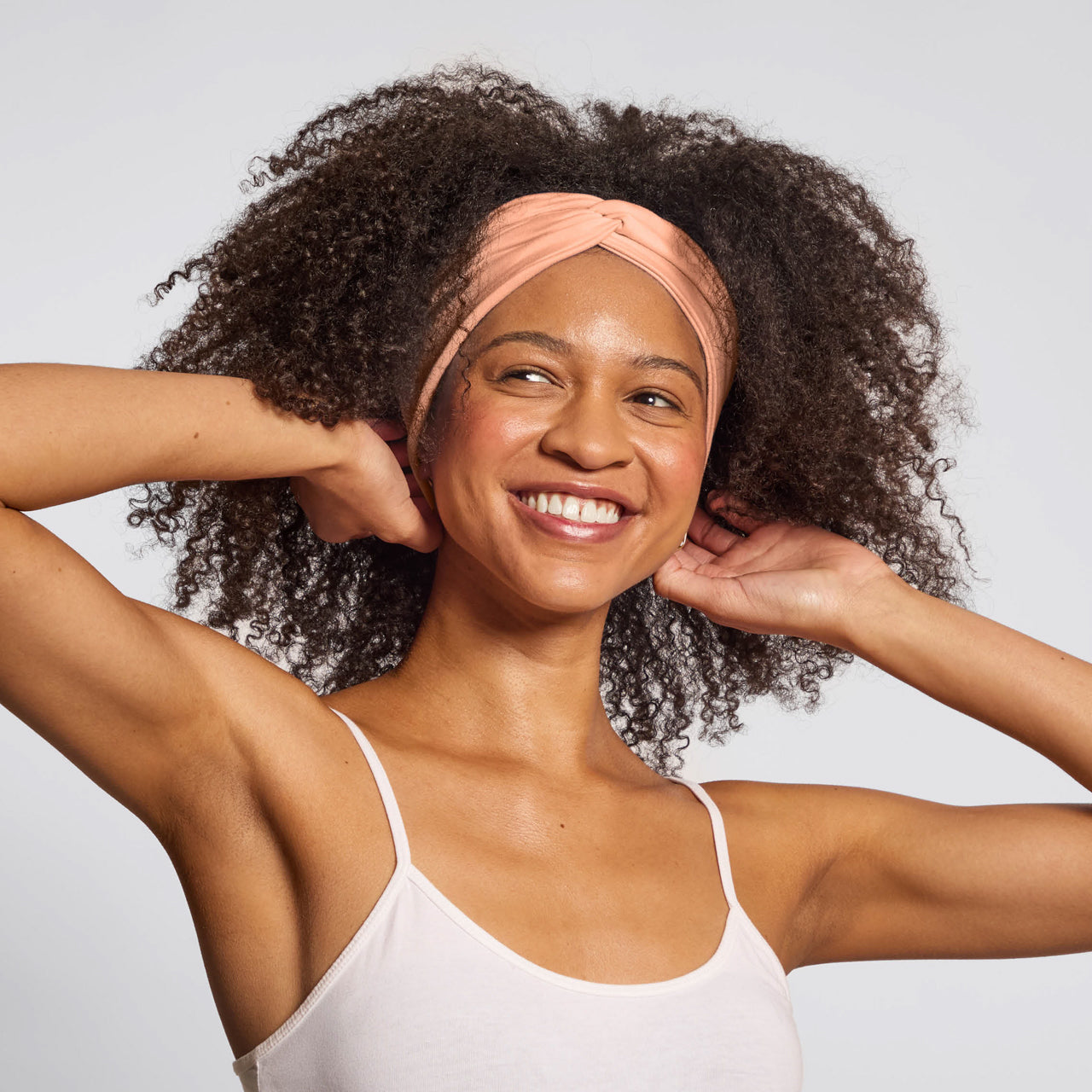 Breite Twist-Stirnbänder 2er-Set | Rosenholz