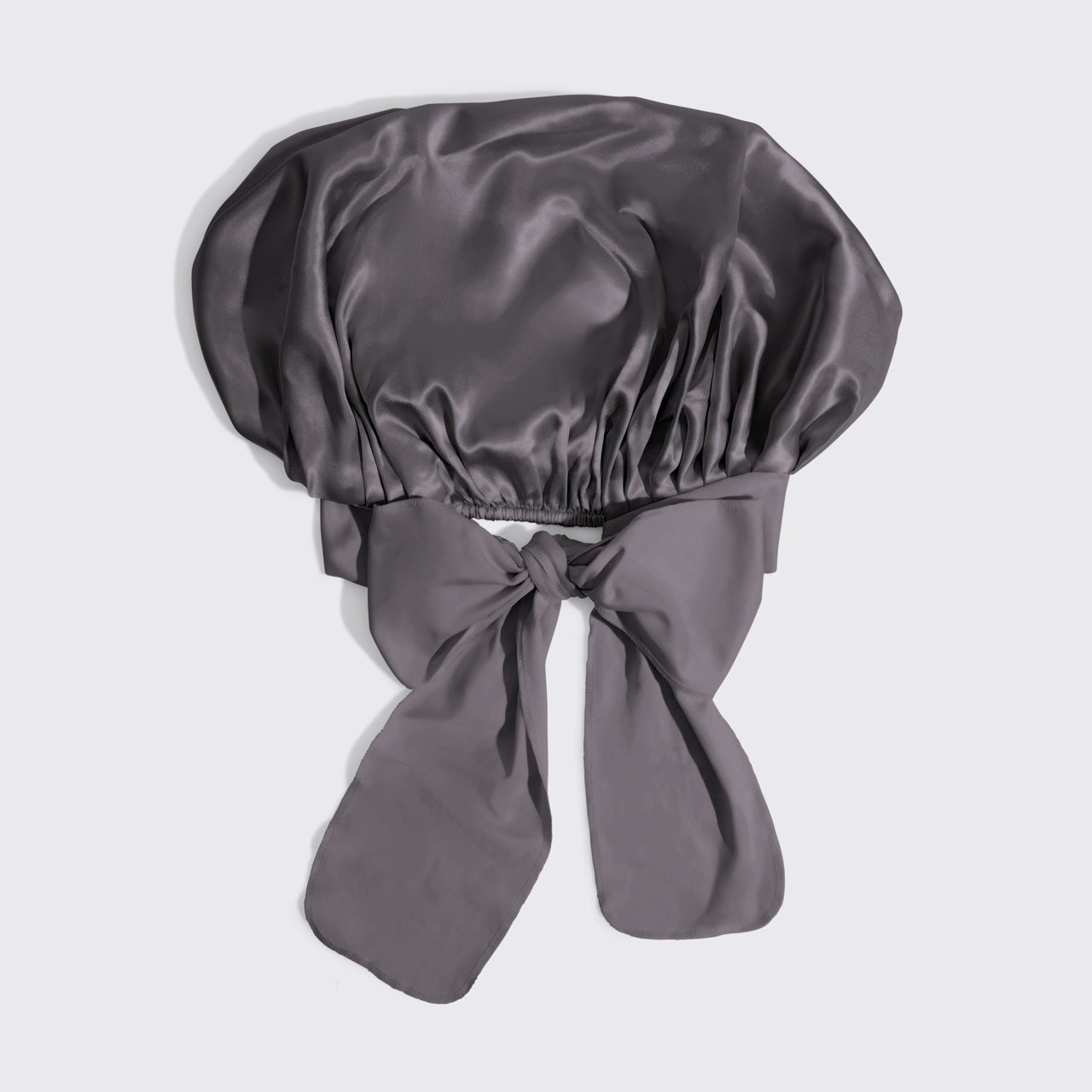 Gorro ajustable de satén extragrande - Gris marengo