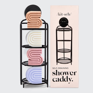 Panier de douche auto-vidant