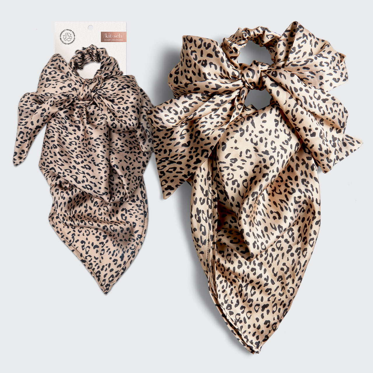 Pañuelo de pelo ecológico - Leopardo