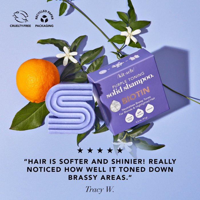 Lila Biotin Shampoo + Spülung Combo