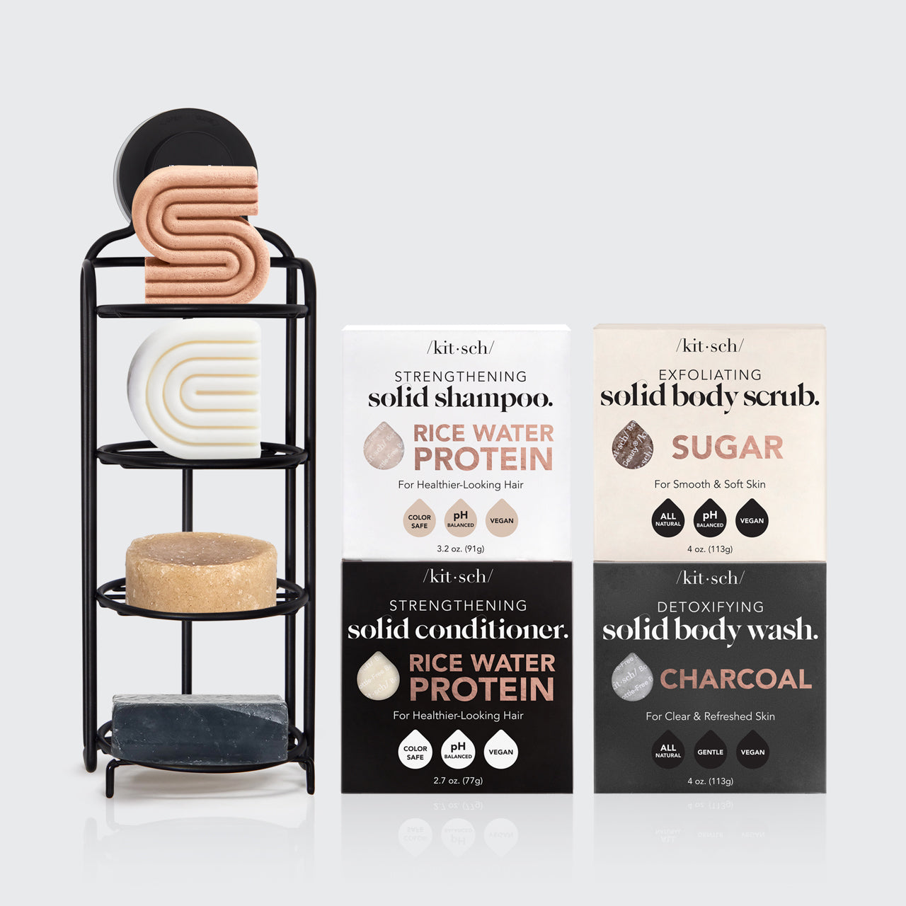 Crea il tuo shampoo e balsamo personalizzati con il portasapone da doccia autodrenante GRATUITO