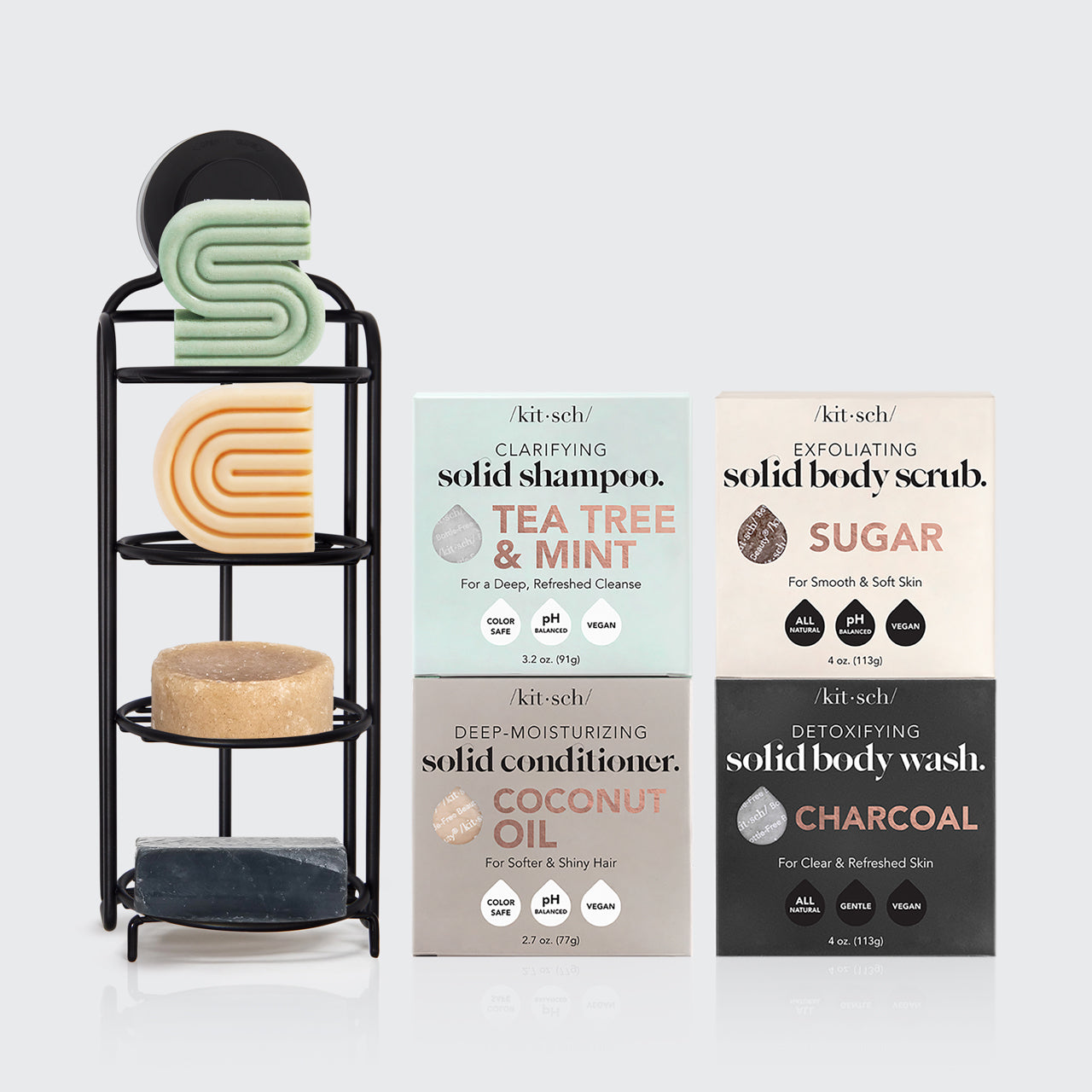 Crea il tuo shampoo e balsamo personalizzati con il portasapone da doccia autodrenante GRATUITO