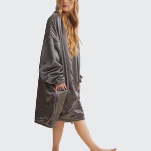 Glazey en satin - Gris Anthracite