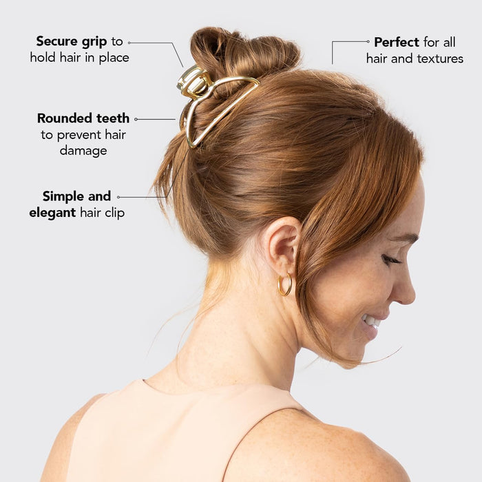 Pinza metálica - Oro