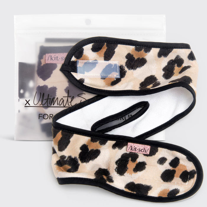 Diadema Spa de microfibra - Leopardo