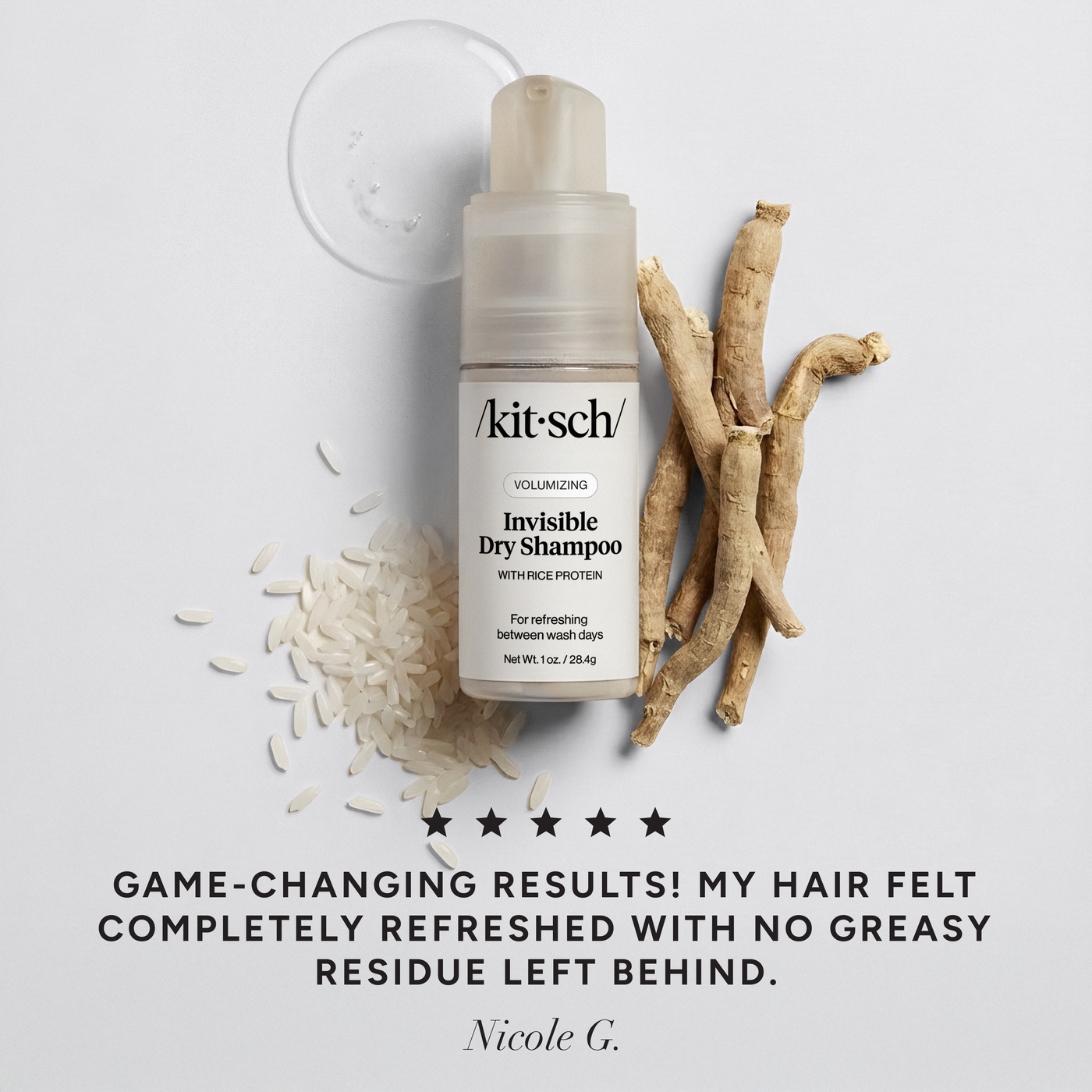 Champô seco Volumizing Rice Protein - Invisible 1 oz