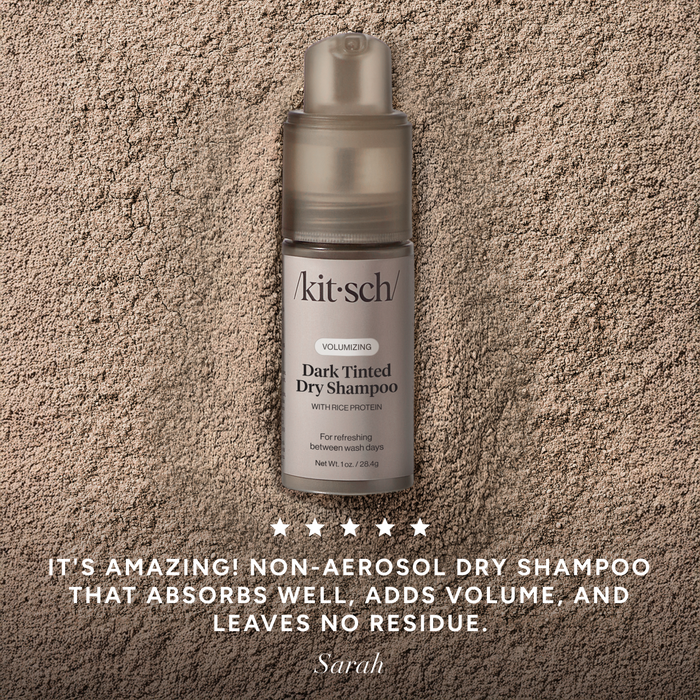 Volumizing Rice Protein Dry Shampoo - Dark Tinted 1 oz