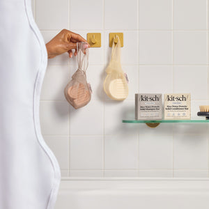 Pochette pour shampooing - Eau de riz - Gris