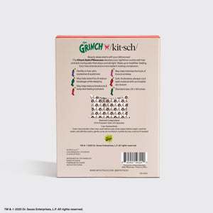 The Grinch x Kitsch Satin Pillowcase in Cindy Lou Who