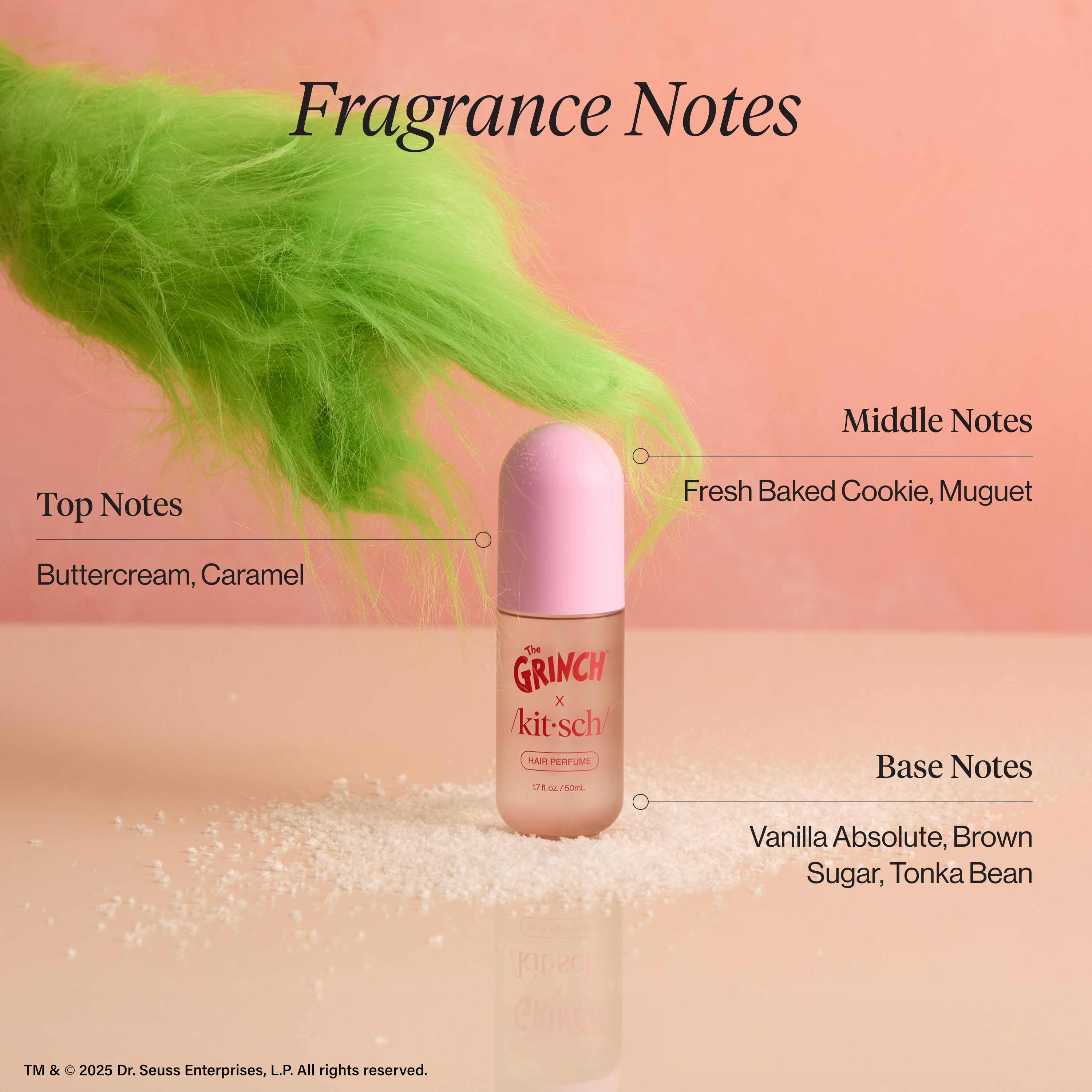 The Grinch x Kitsch Whoville Cookies Hair & Body Perfume Mist | KITSCH