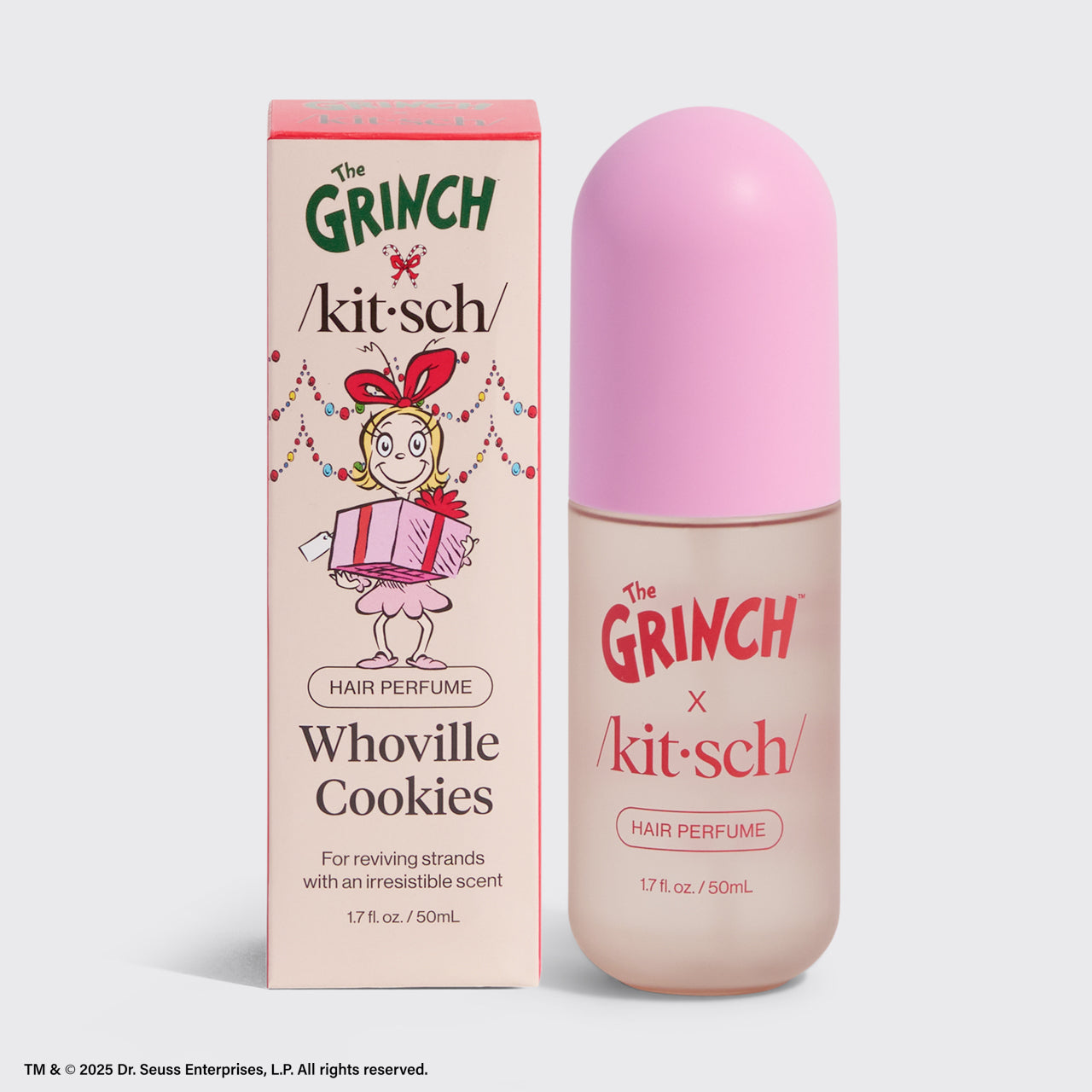 The Grinch x Kitsch Whoville Cookies Hair & Body Perfume Mist | KITSCH