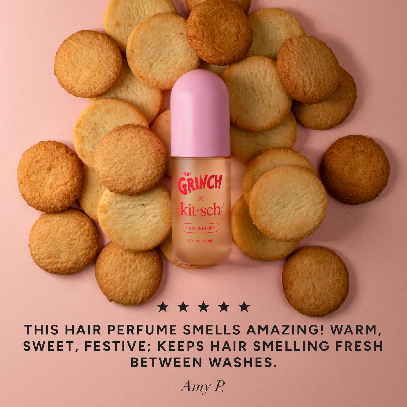 The Grinch x Kitsch Profumo per capelli Whoville Cookies