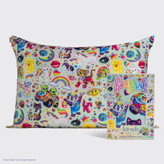 Lisa Frank x Kitsch Funda de almohada de satén en El fantástico mundo de Lisa Frank