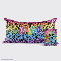 Lisa Frank x Kitsch Federa in raso Rainbow Leopard - King