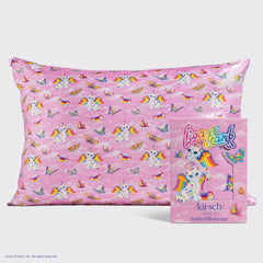 Lisa Frank x Kitsch funda de almohada de satén de Angel Kitty™