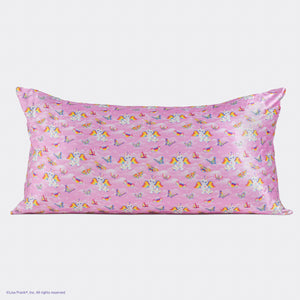 Lisa Frank x Kitsch Satin Pillowcase in Angel Kitty™ - King