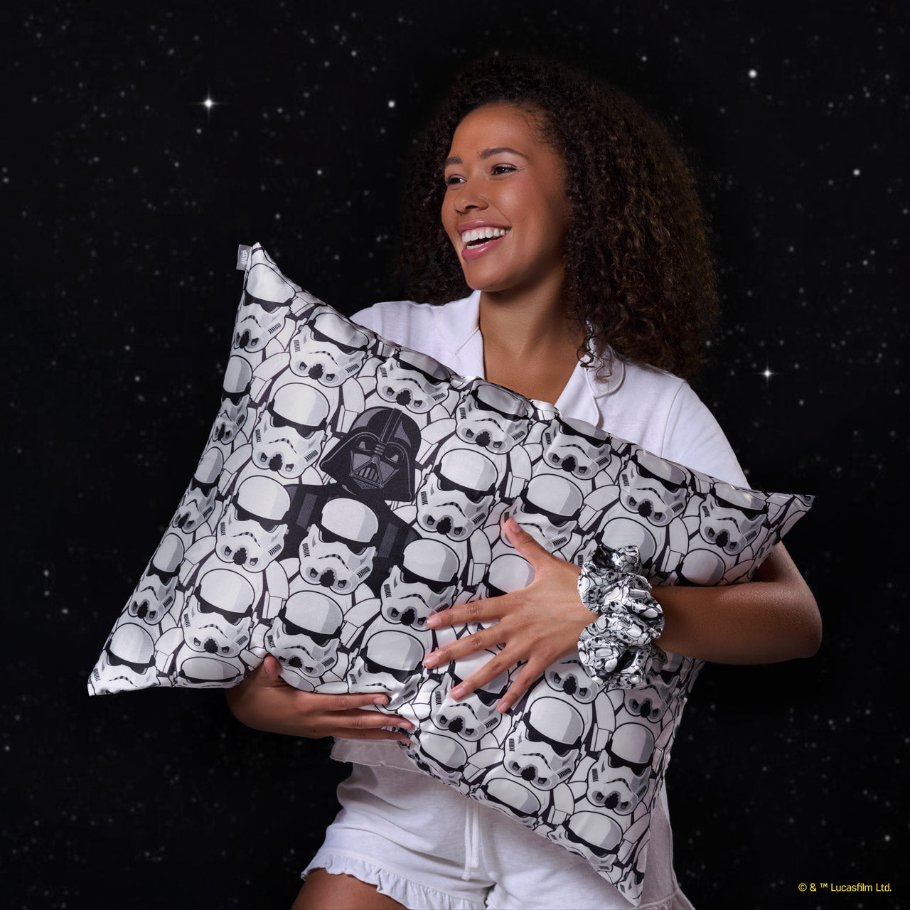 Star Wars™ & Kitsch Federa in raso Darth Vader & Stormtroopers