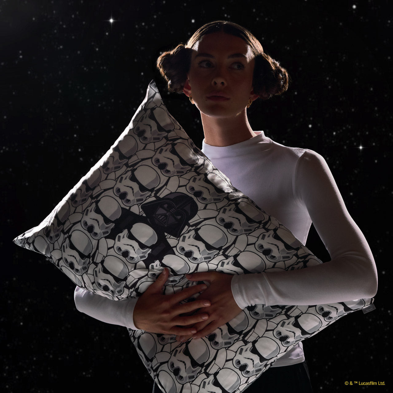 Star Wars™ & Kitsch Federa in raso Darth Vader & Stormtroopers