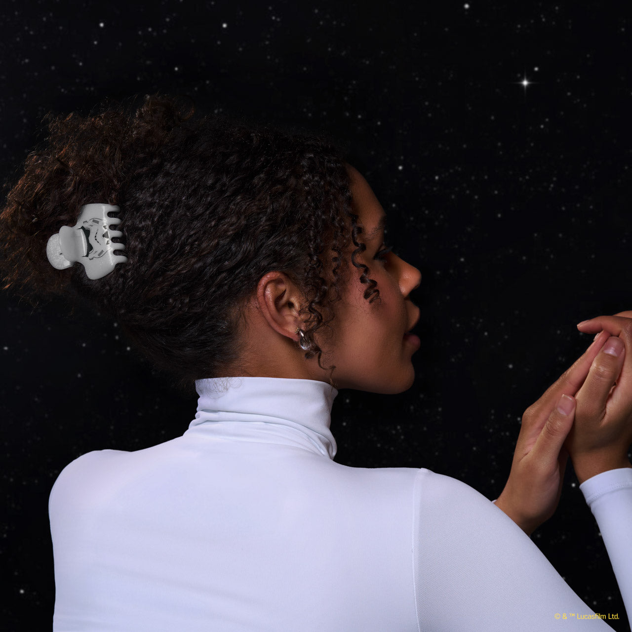 Star Wars™ & Kitsch Pinza Nube con purpurina de Stormtrooper