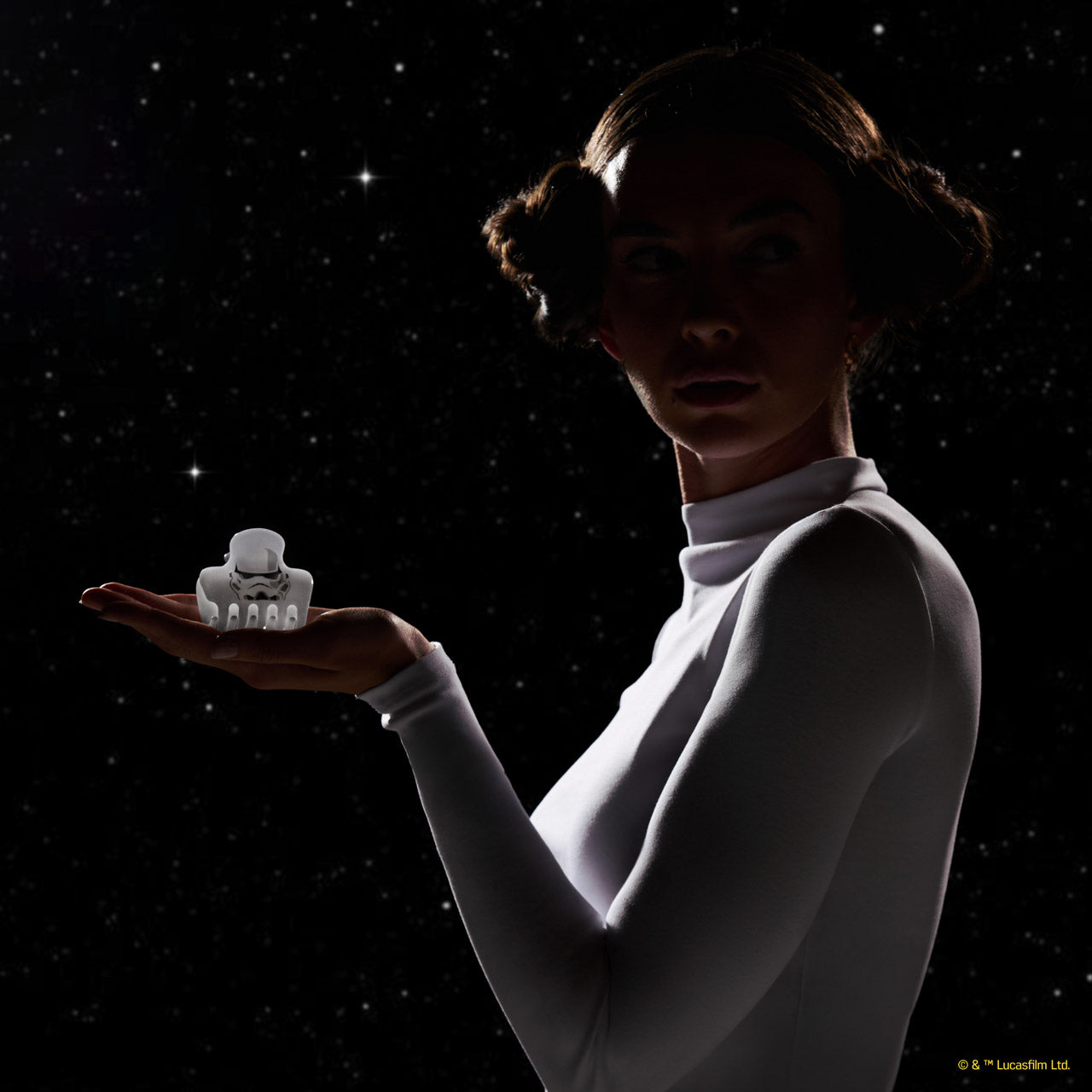 Star Wars™ & Kitsch Pinza Nube con purpurina de Stormtrooper