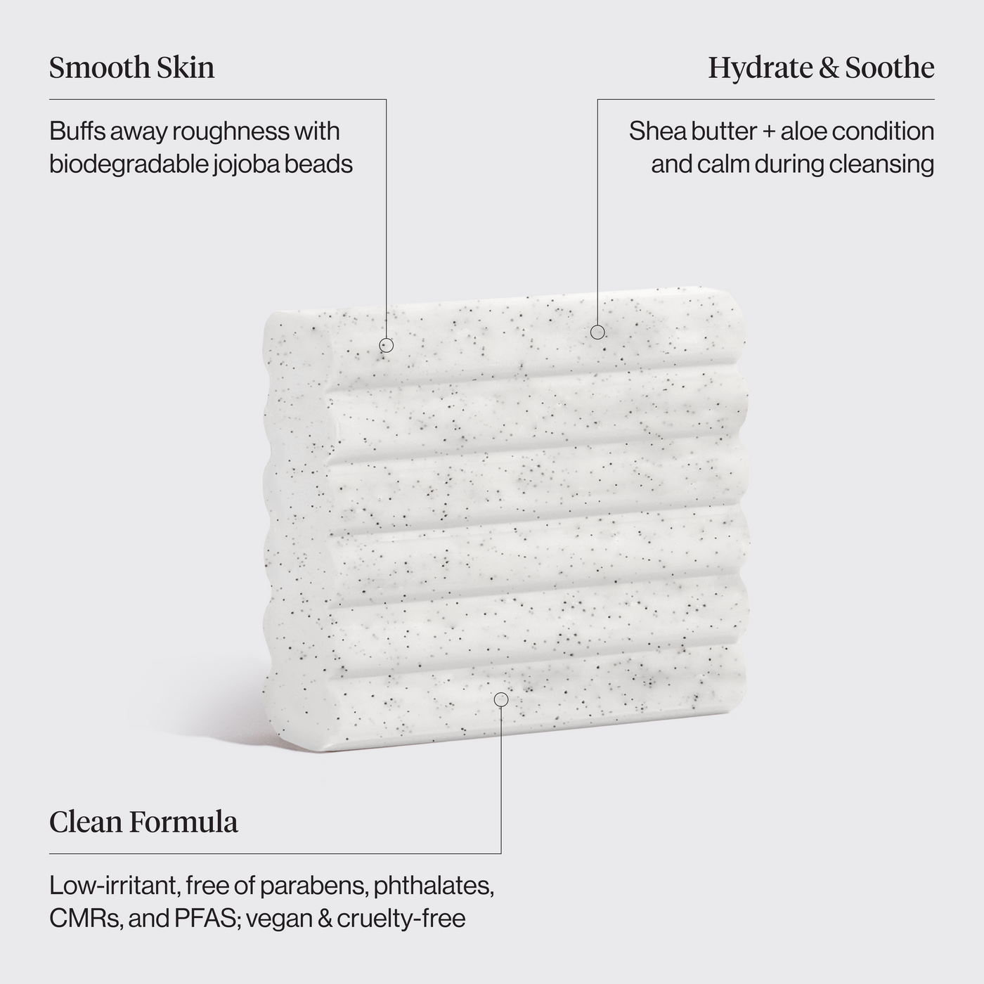 Jojoba-Perlen Peeling Body Wash Bar