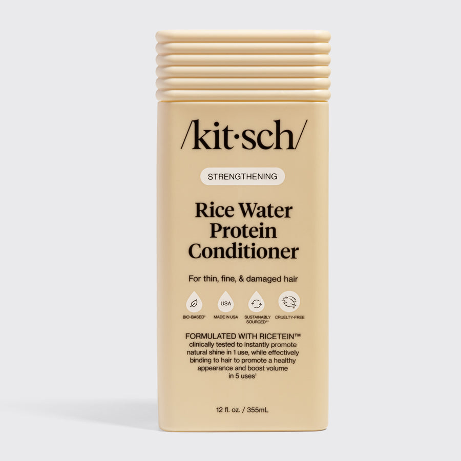 Acondicionador fortalecedor con agua de arroz