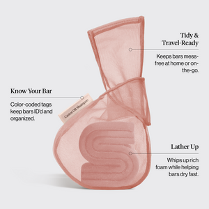 Bolsa para champú sólido - Aceite de Ricino - Terracotta