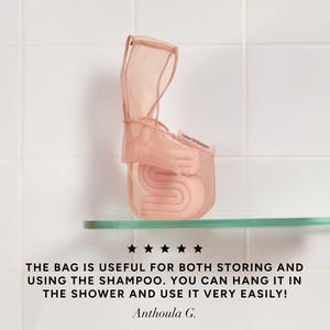 Bolsa para champú sólido - Aceite de Ricino - Terracotta