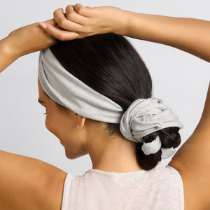 Heather Gray Set & Flow Active Curling Headband