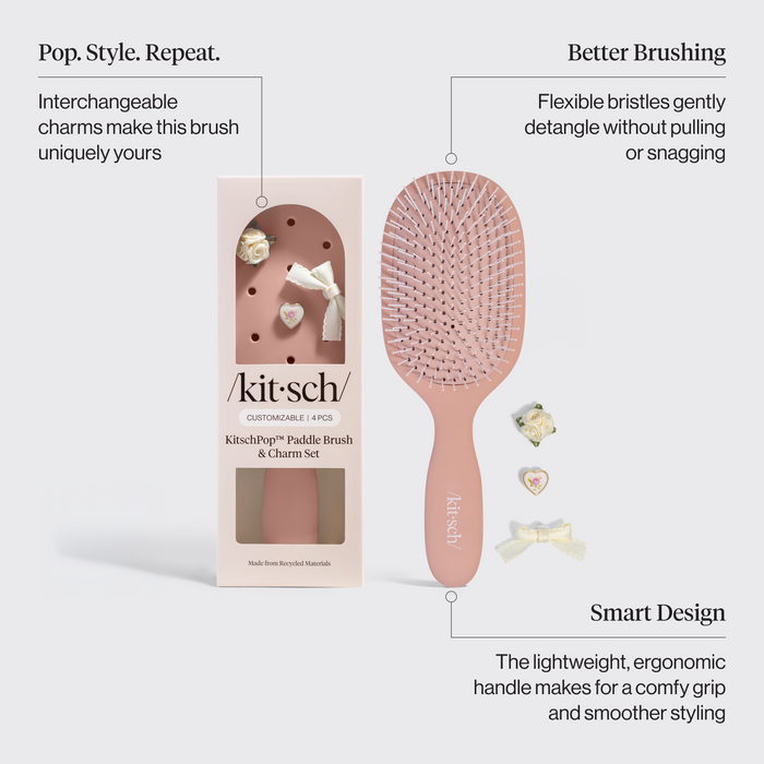KitschPop™️ Paddle Brush in Terracotta