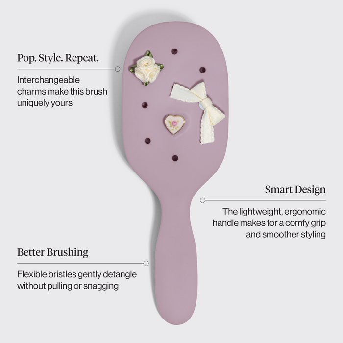KitschPop™️ Paddle Brush in Soft Violet