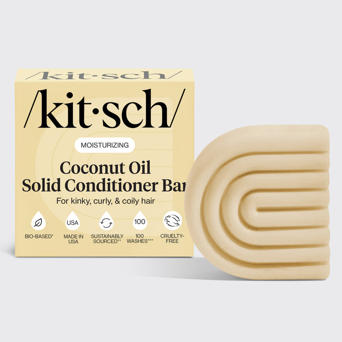 Barre de conditionneur à l'huile de coco pour cheveux secs et abîmés