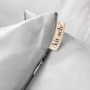 Funda de almohada King Satin - Plata