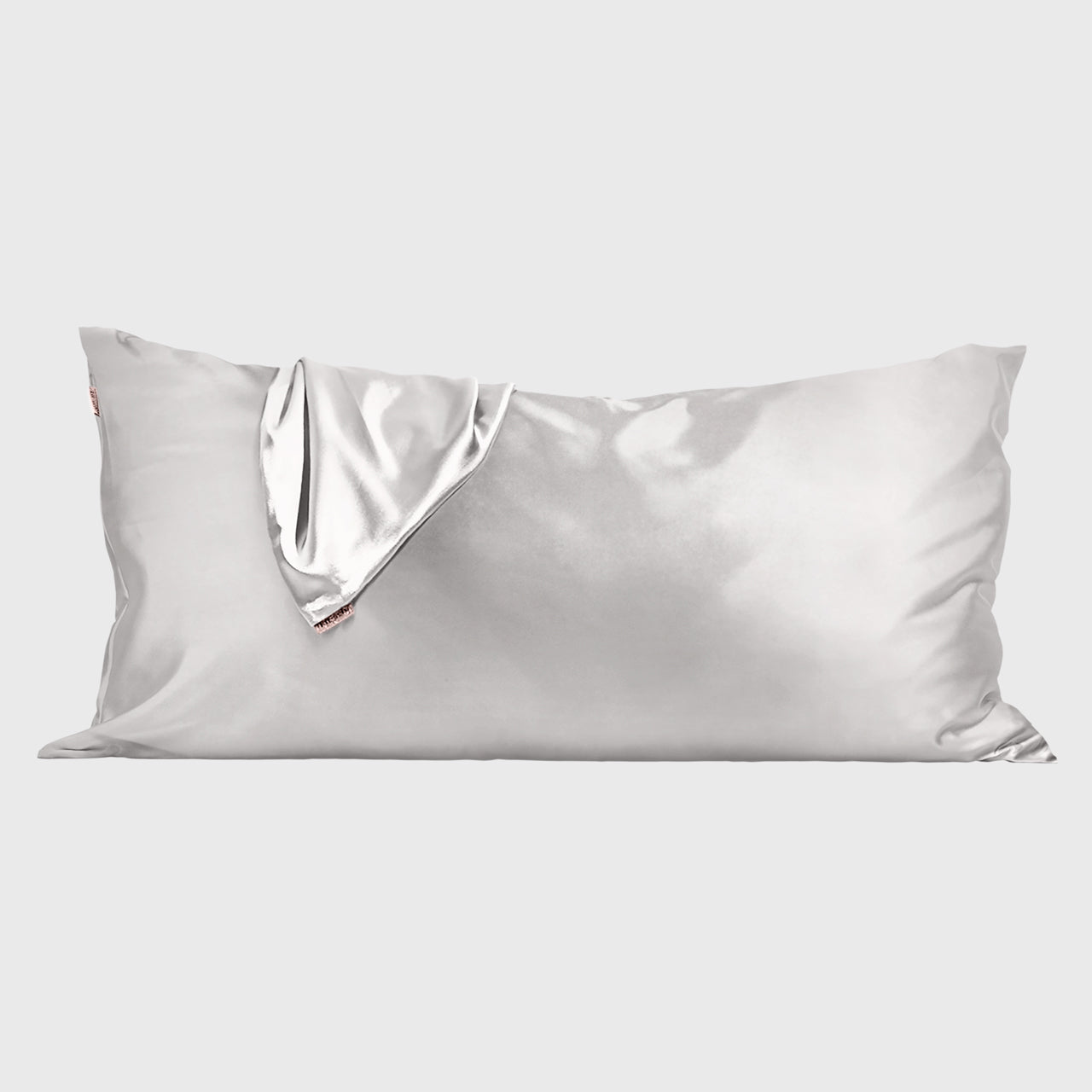Funda de almohada King Satin - Plata