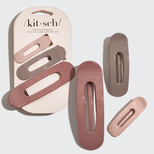 Terracotta Flat Lay Claw Clips 3pc Set