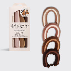 Baguettes flexibles en bois satiné Jumbo 4 pièces - Bois de rose