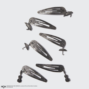Kitsch x Wednesday Snap Clips 6pc Set in Goth