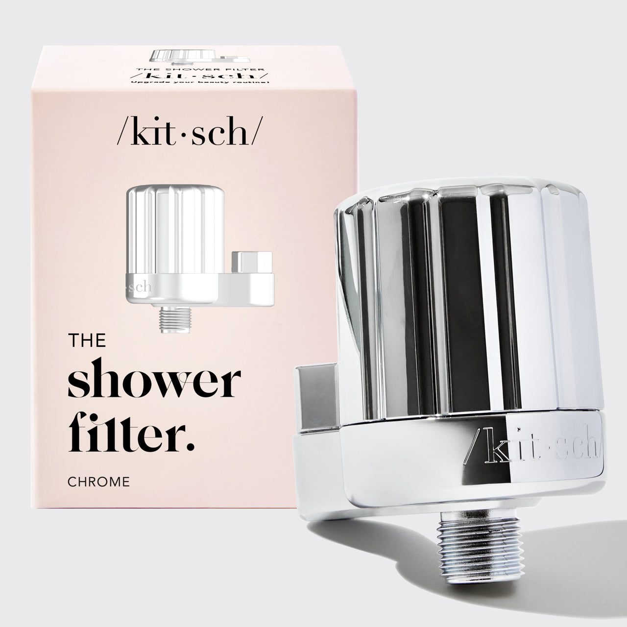 Set Filtro de Ducha + Champú y Acondicionador 4uds - Cromo