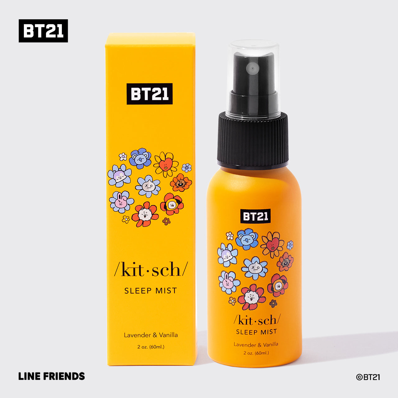 BT21 meets Kitsch Bruma para Dormir - Lavanda y Vainilla